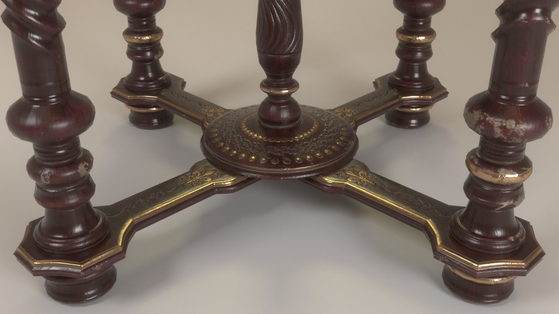 Office Globe 3D model_2