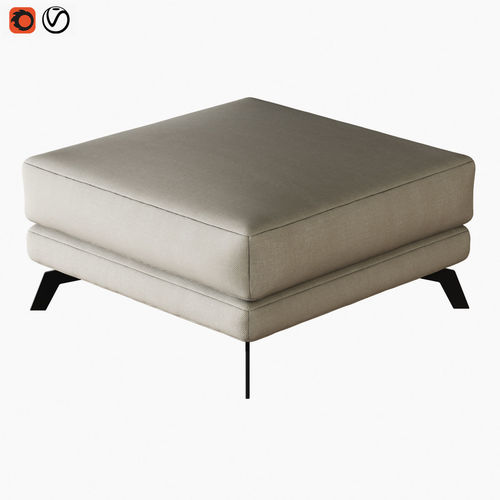 Pouf Ditre Shade 3D model