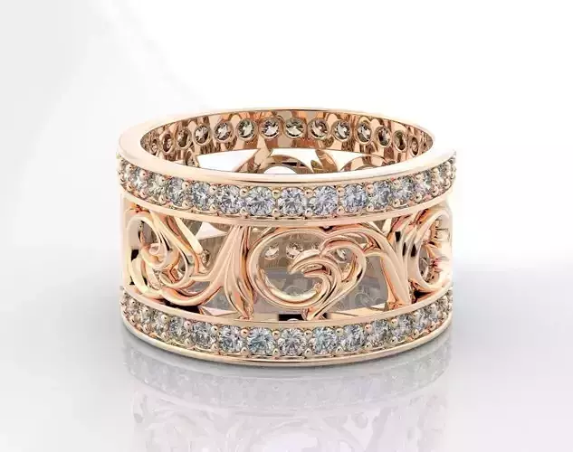 Ring with diamonds 138