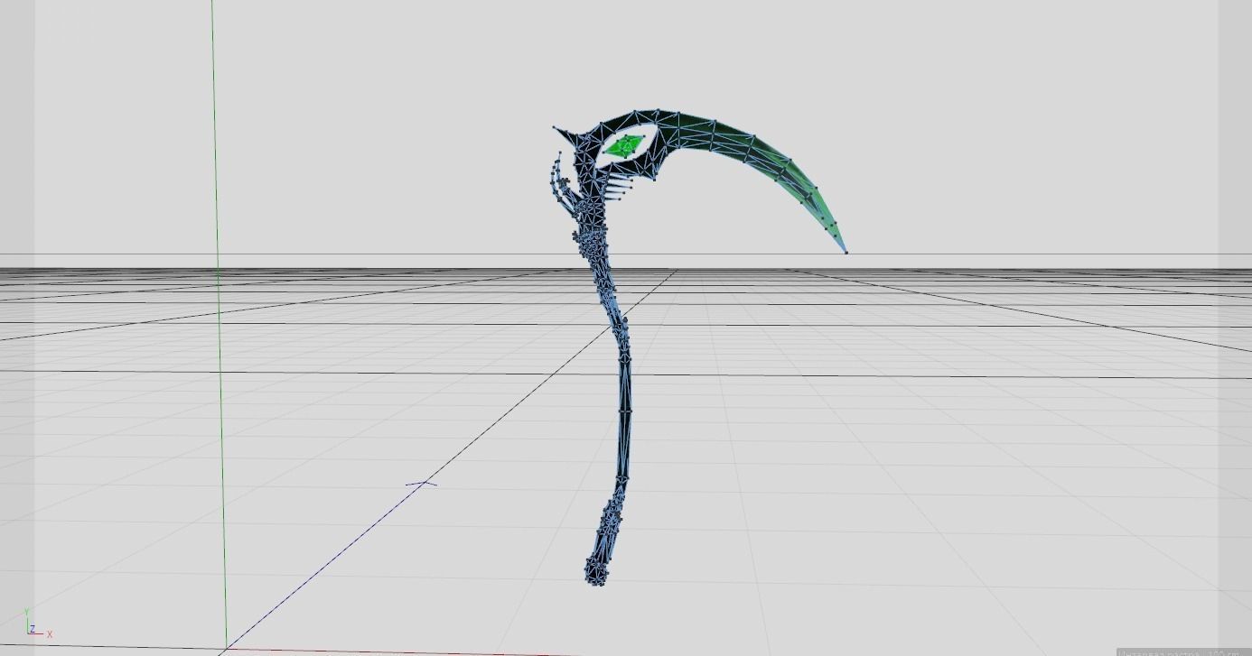 Dark Warlock 4k Low-poly 3D model_9