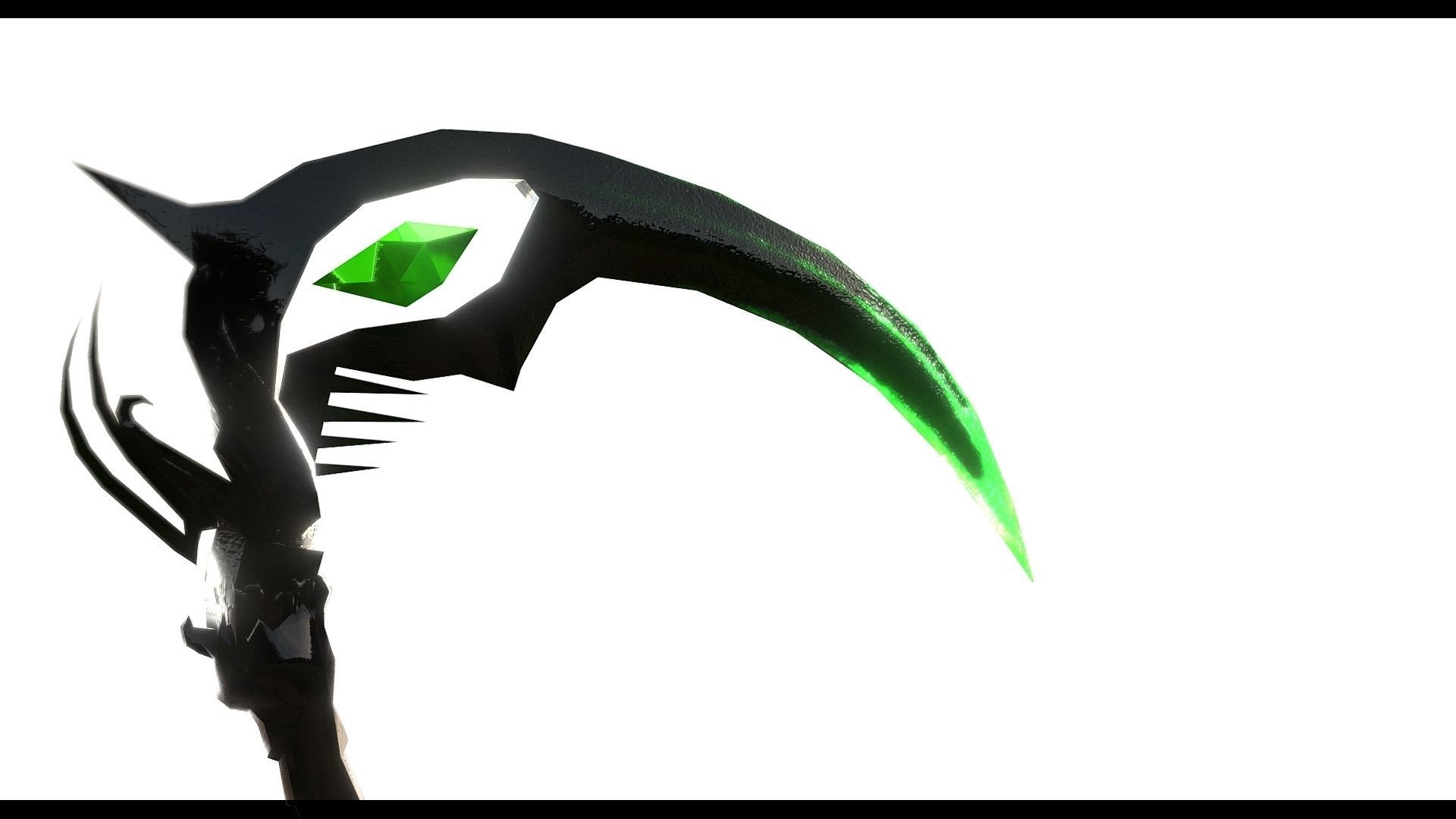 Dark Warlock 4k Low-poly 3D model_5