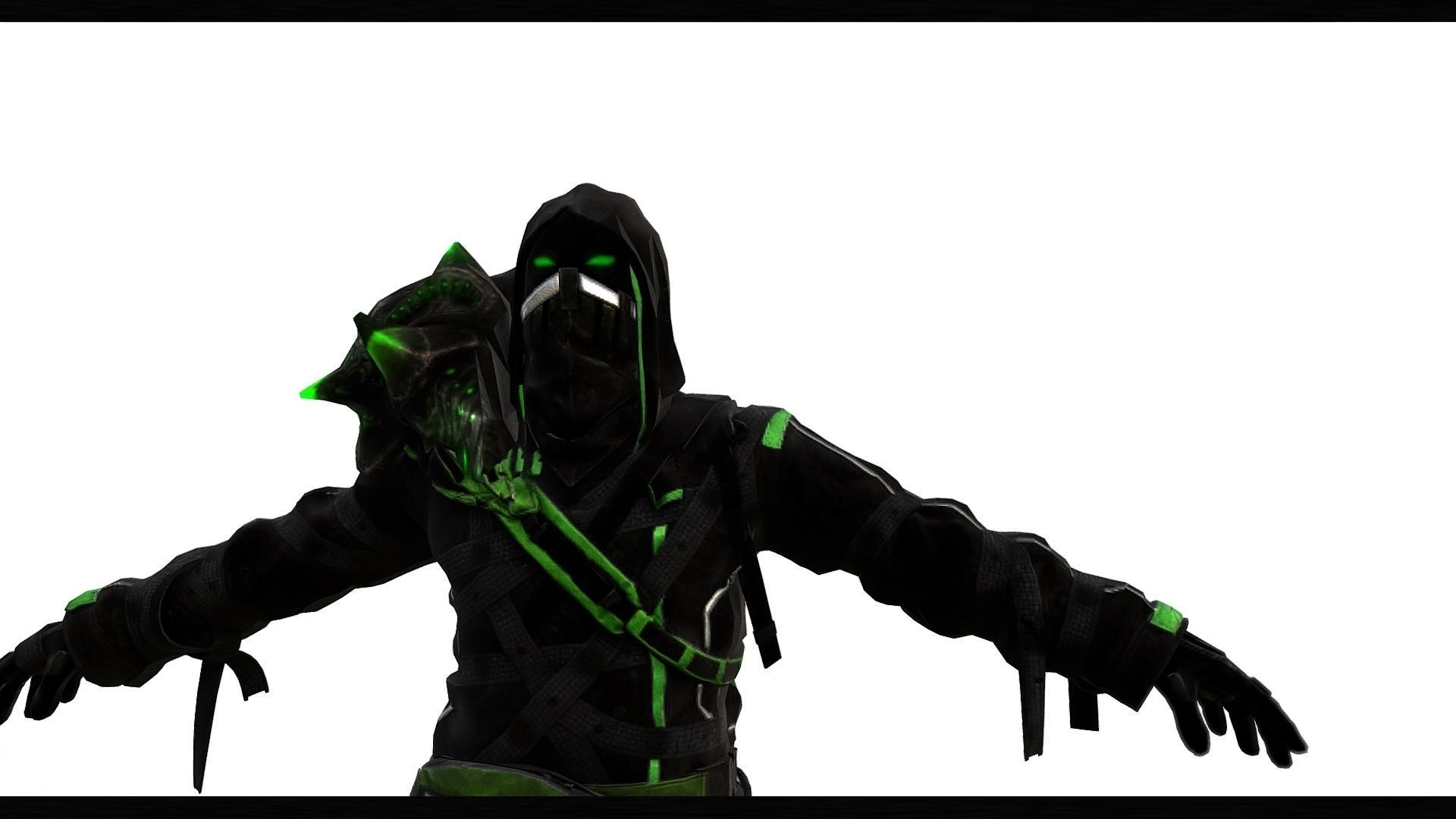 Dark Warlock 4k Low-poly 3D model_3