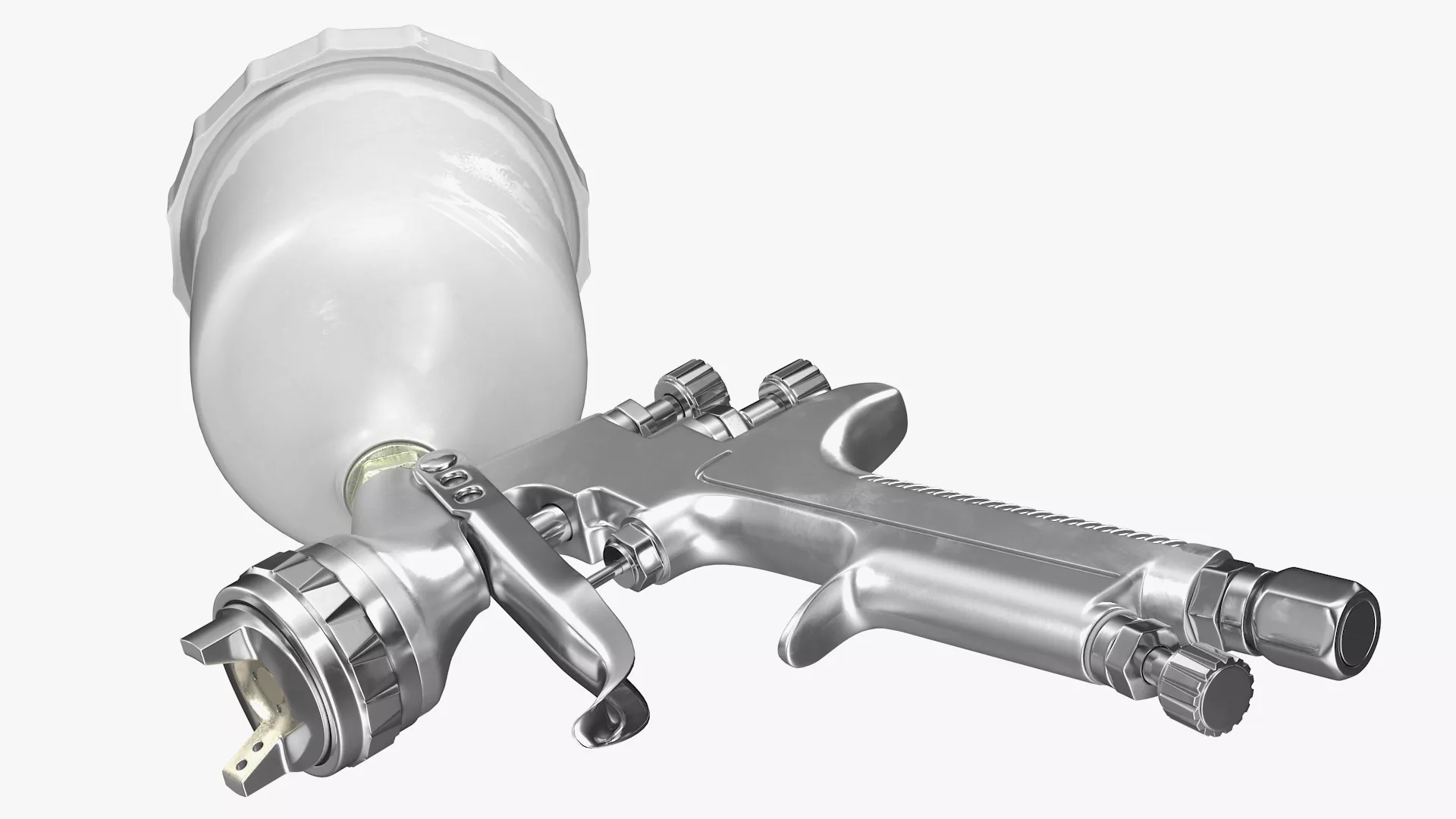 Gravity Feed Paint Gun 3D model