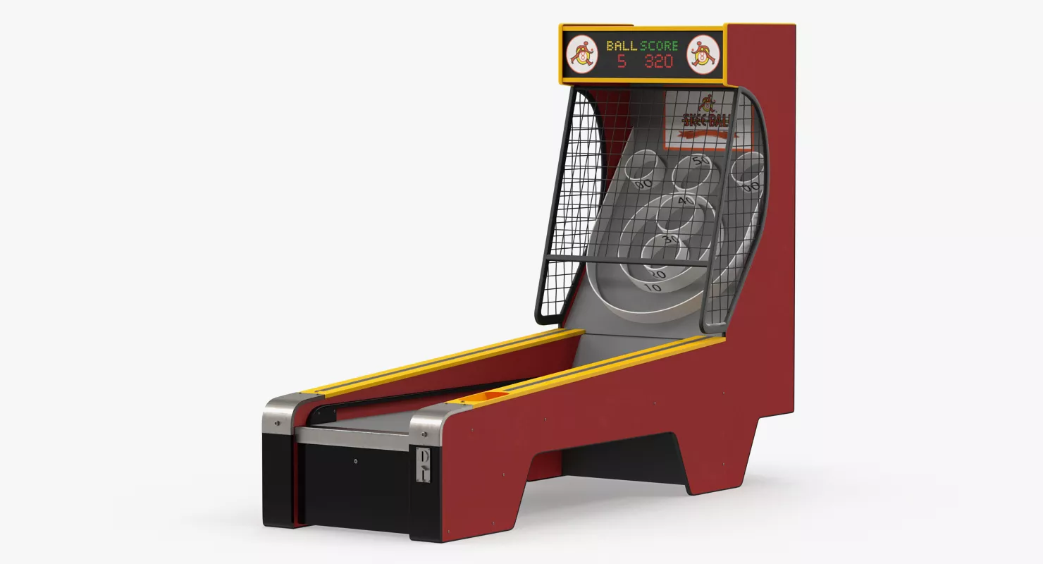 Skee Ball Arcade Game 3D model