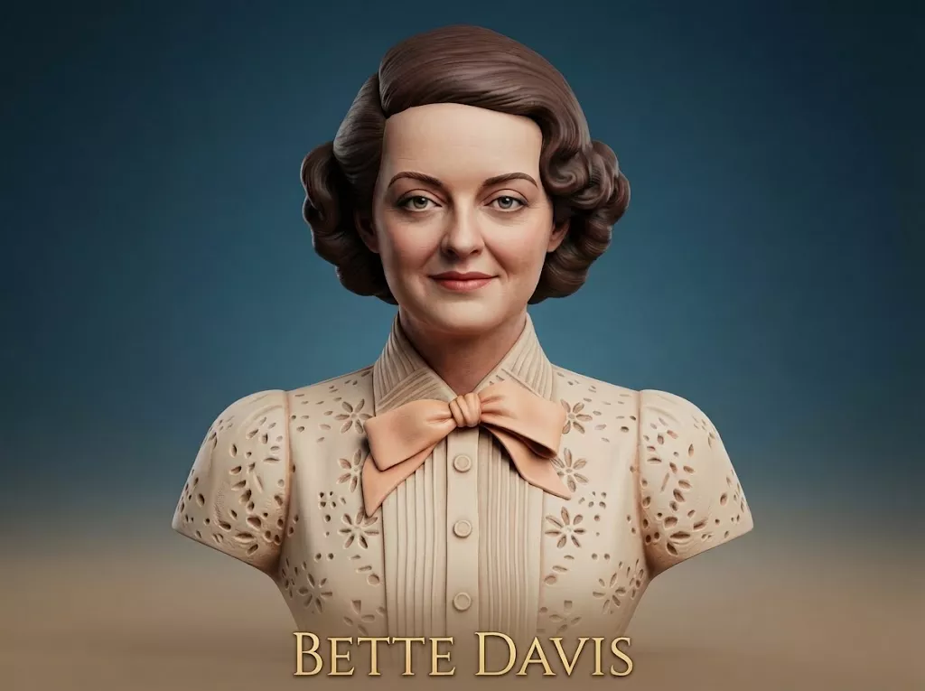 Bette Davis Bust 3D Printable 3D print model