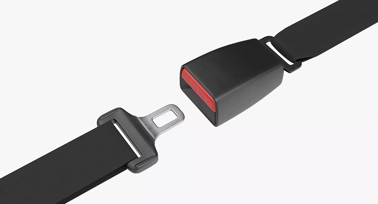 Car Seat Belt 3D model