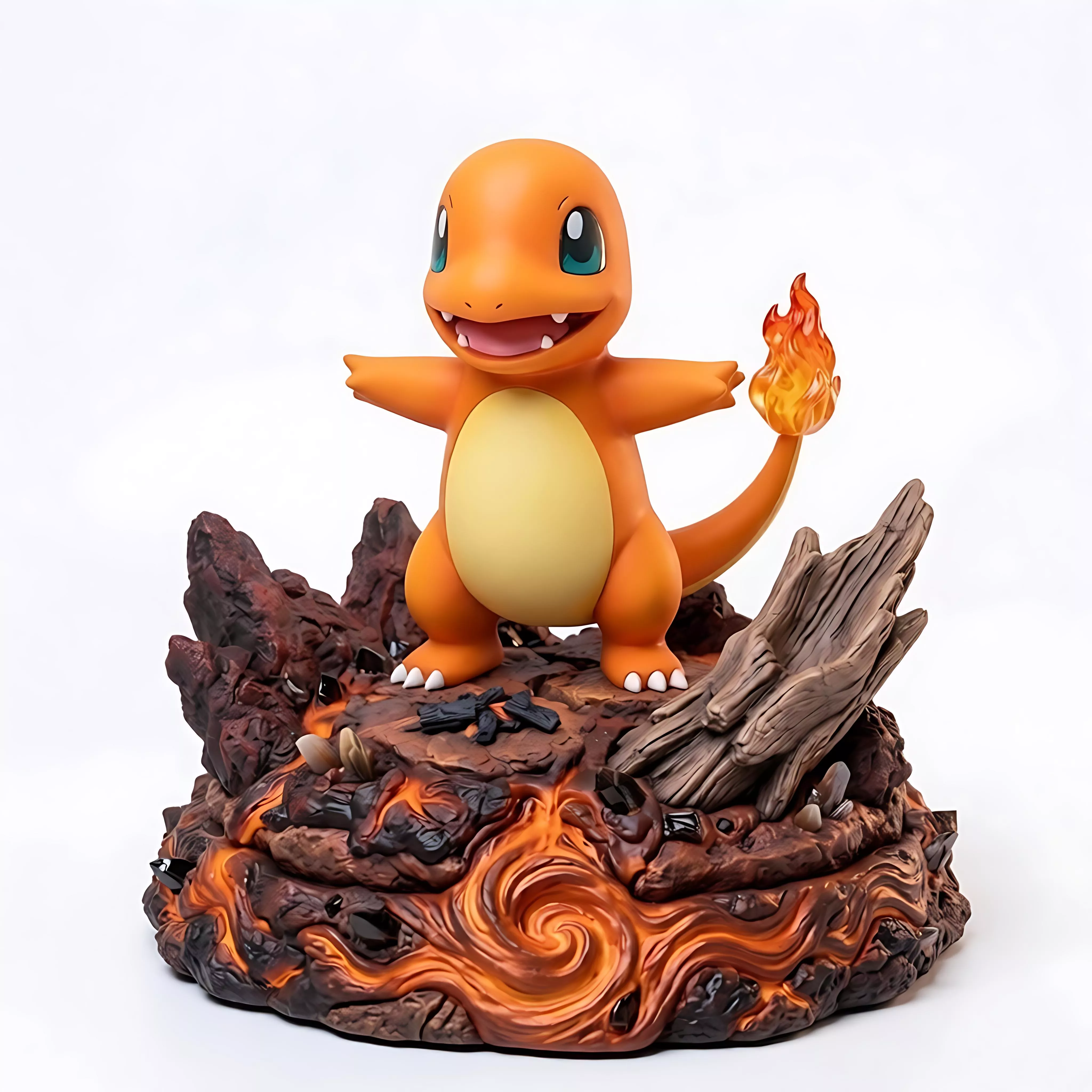 Charmander Pokemon Fire Type Starter Printable Figure STL Design 3D print model