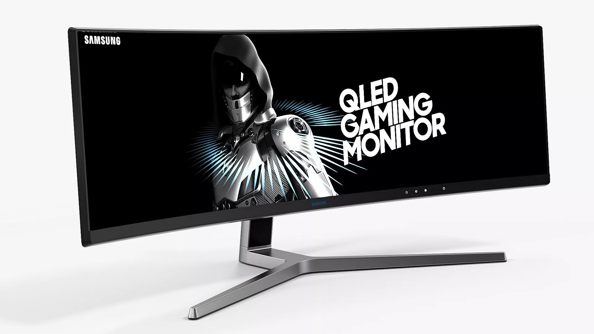 Samsung Ultrawide CHG90 QLED Gaming Monitor 3D model | CGTrader