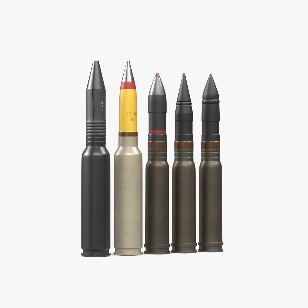 Bullet Collection V1 Low-poly 3D model