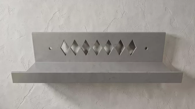 Large Wall Ledge 3D Print Floating Shelf Display and Book Ledge