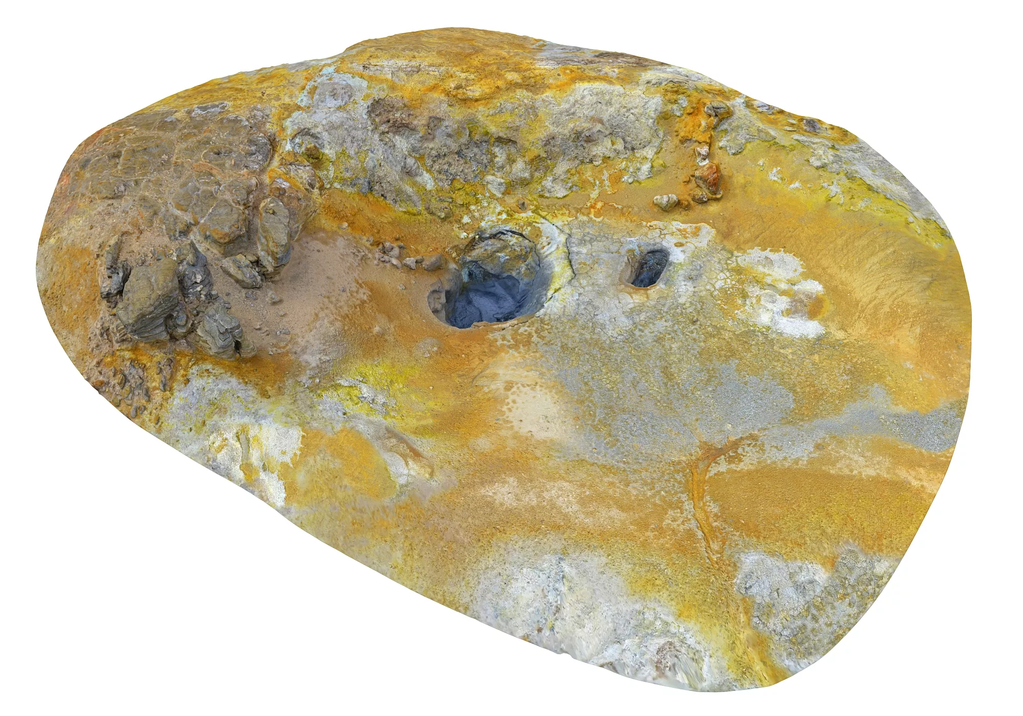 Iceland Geyser 16K Low-poly 3D model