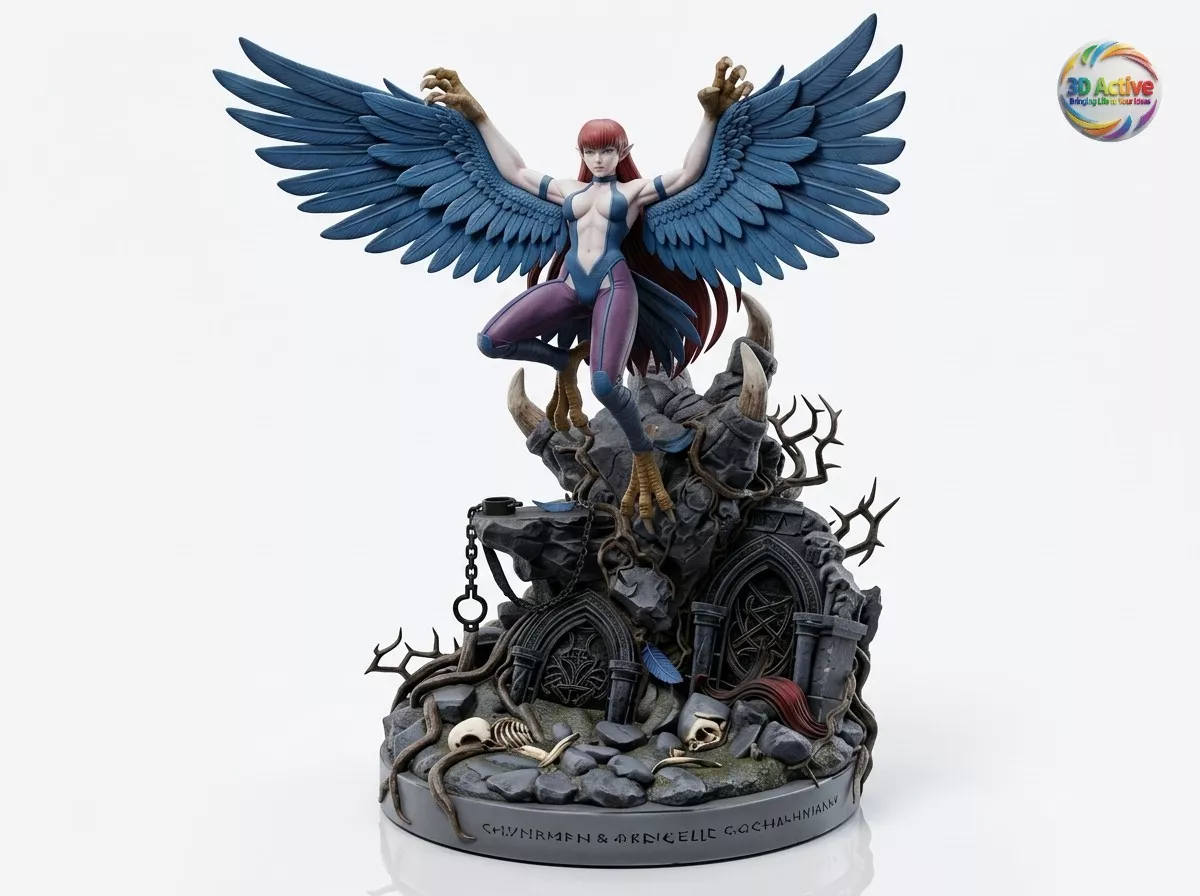 Harpie Lady - Yu Gi Oh 3D print model