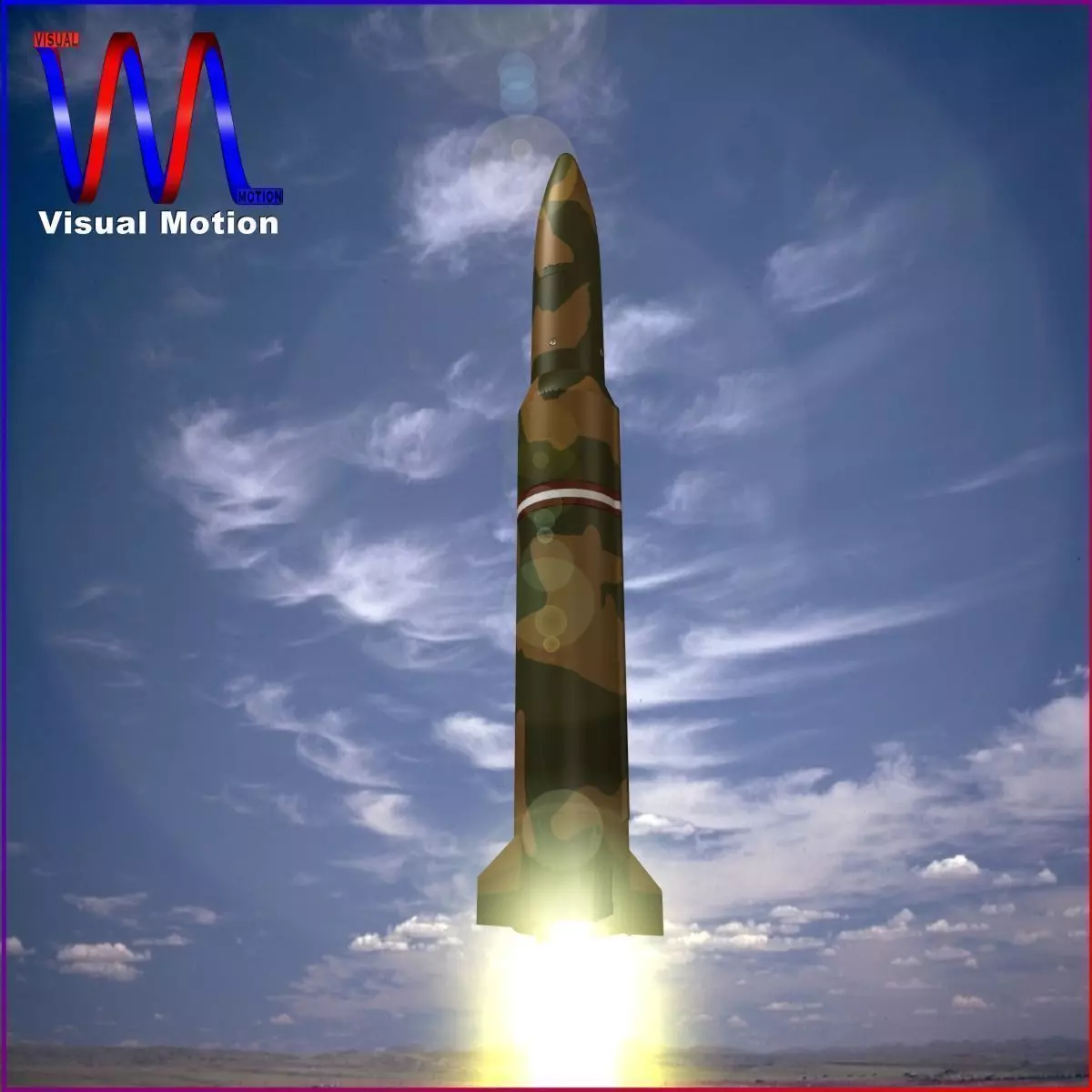 DF-16 Ballistic Missile 3D model_0