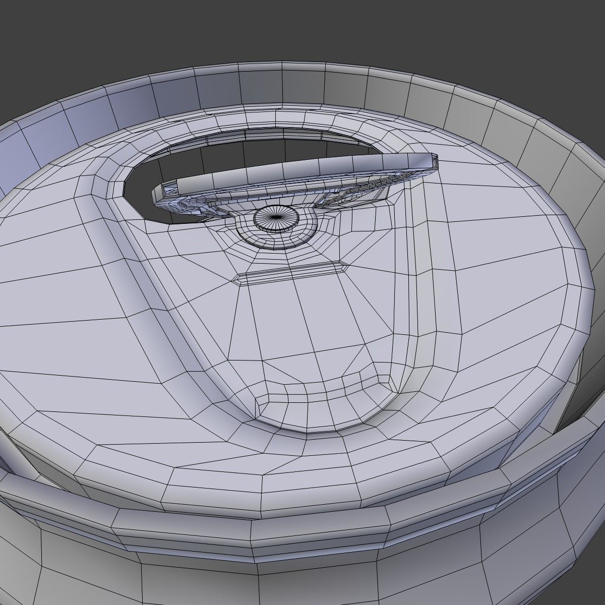 Highpoly can tin 3D model_8