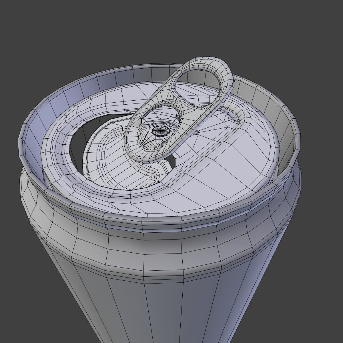 Highpoly can tin 3D model_7
