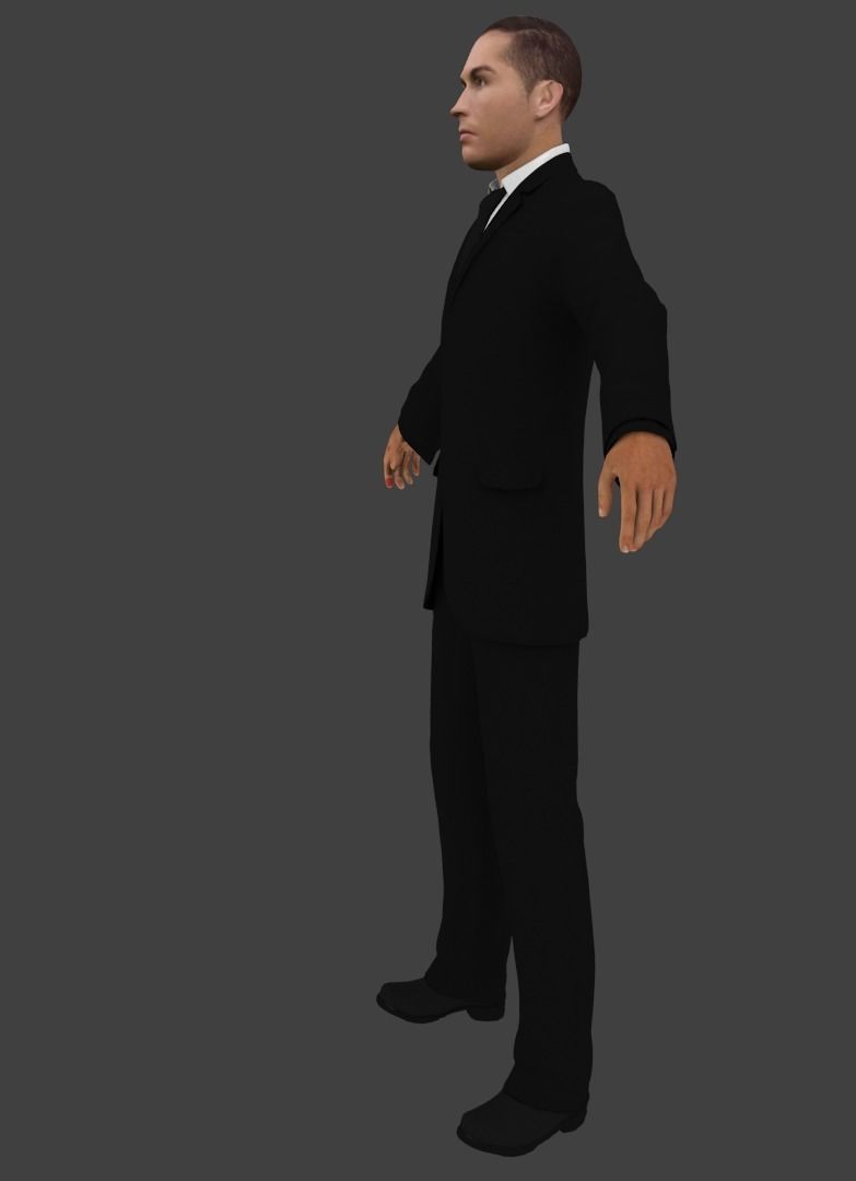 Cristiano Ronaldo Low-poly 3D model_9