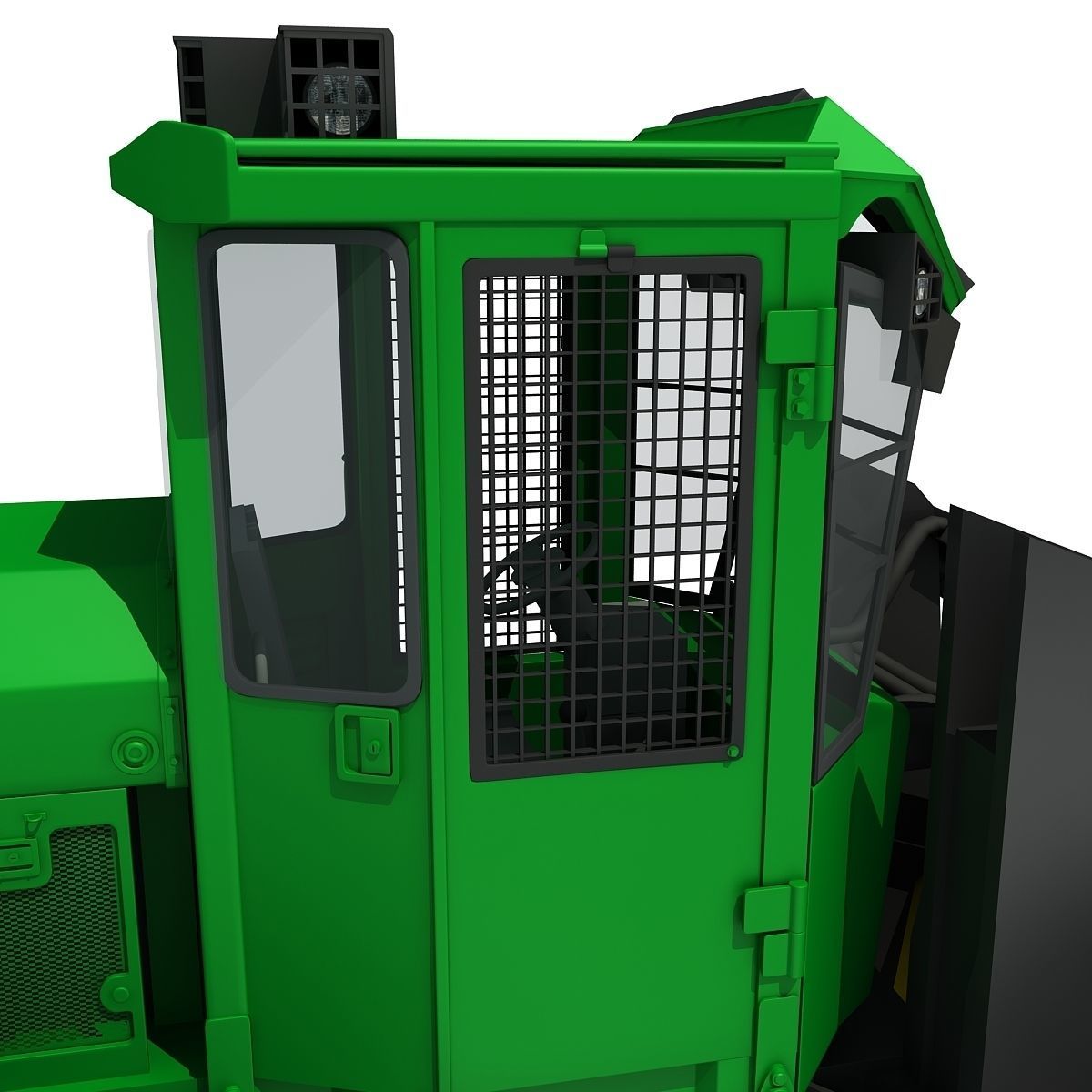 Green Heavy Bunchler 3D model_13