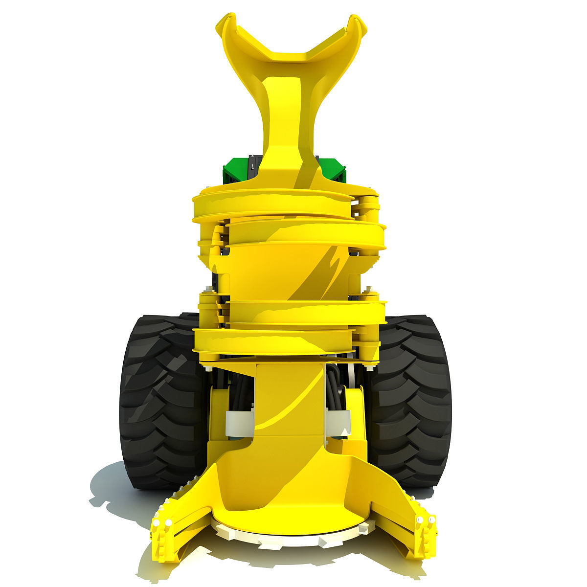 Green Heavy Bunchler 3D model_7