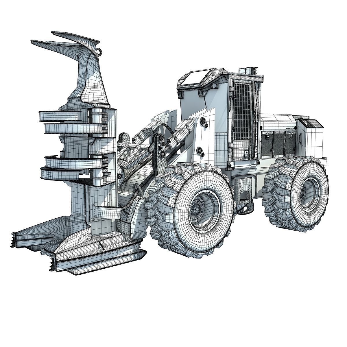 Green Heavy Bunchler 3D model_14