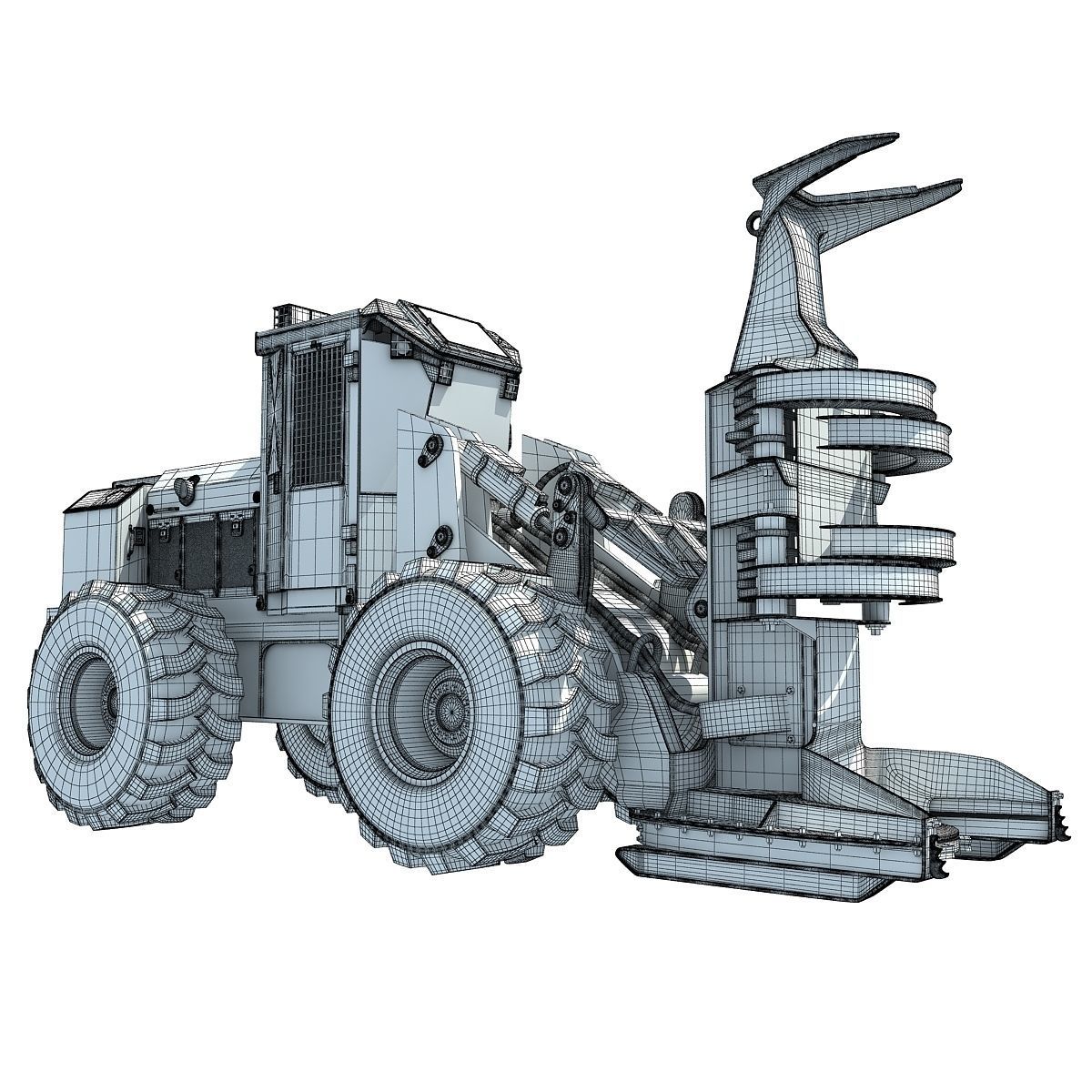 Green Heavy Bunchler 3D model_15