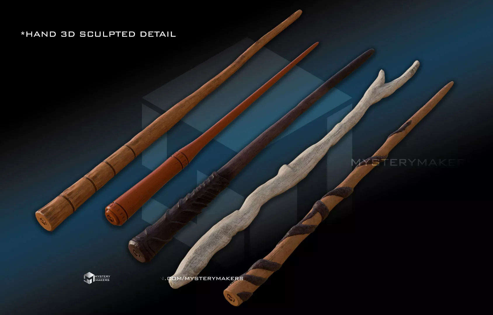 Harry Potter series new wands 3D print model