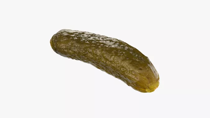Pickled Cucumber 01 - 3D Scanned