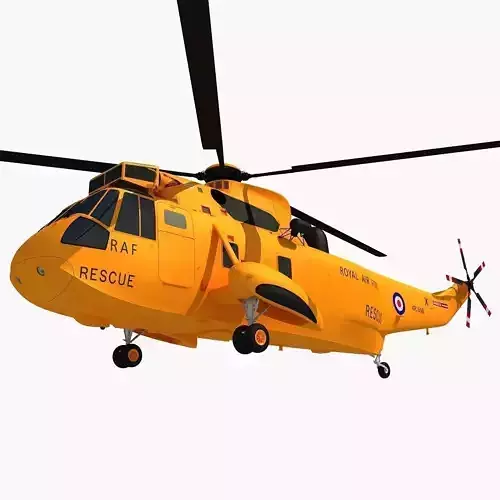 Westland Sea King Helicopter 3D model