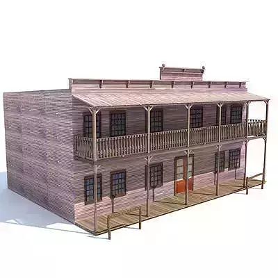 Western Styled House 2 3D model