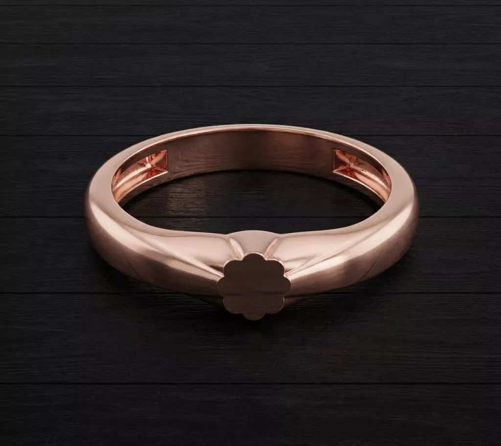 Jewelry Ring v25 S Size 3D print model