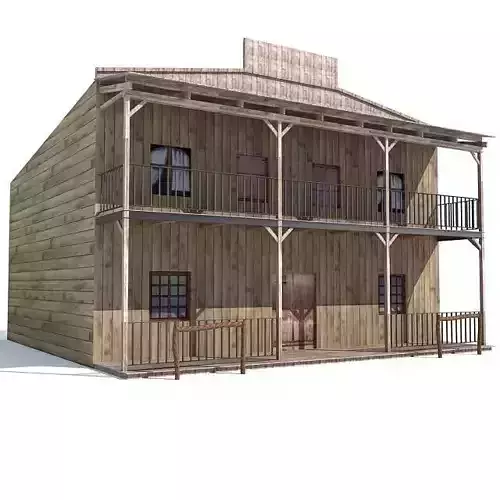 Western Styled House 3D model