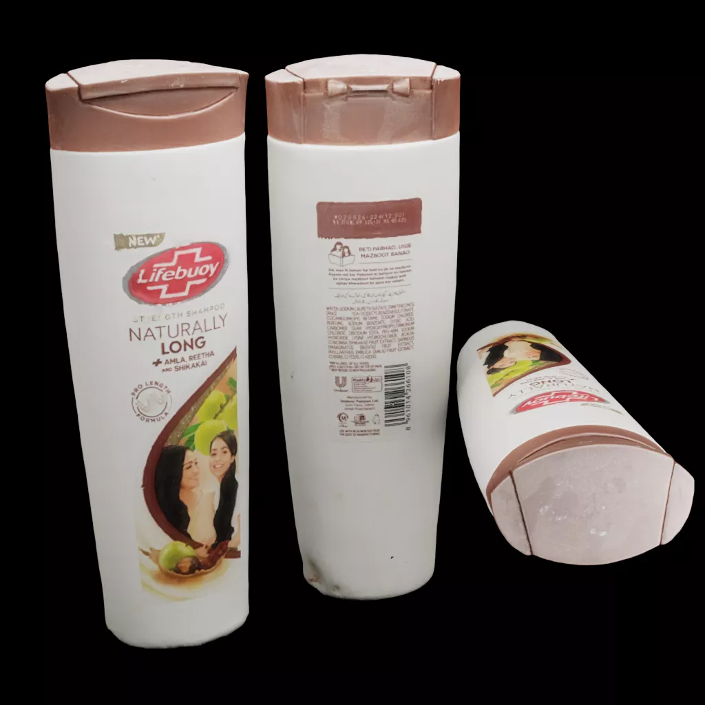 Lifebuoy Shampoo Bottle Low-poly 3D model