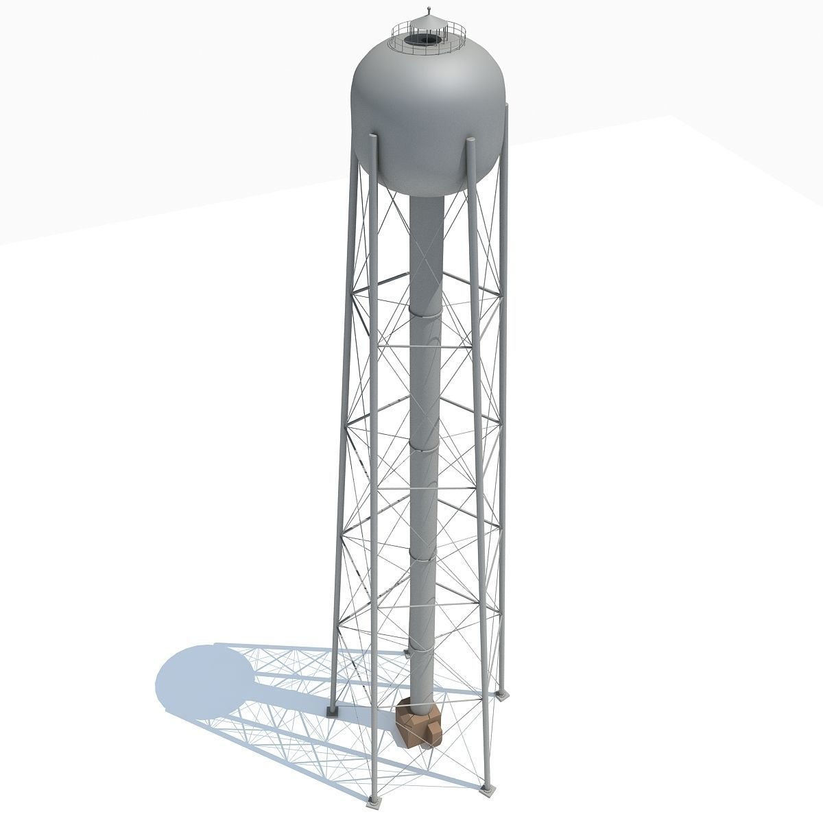 Detailed Water Tank 5 3D model_1