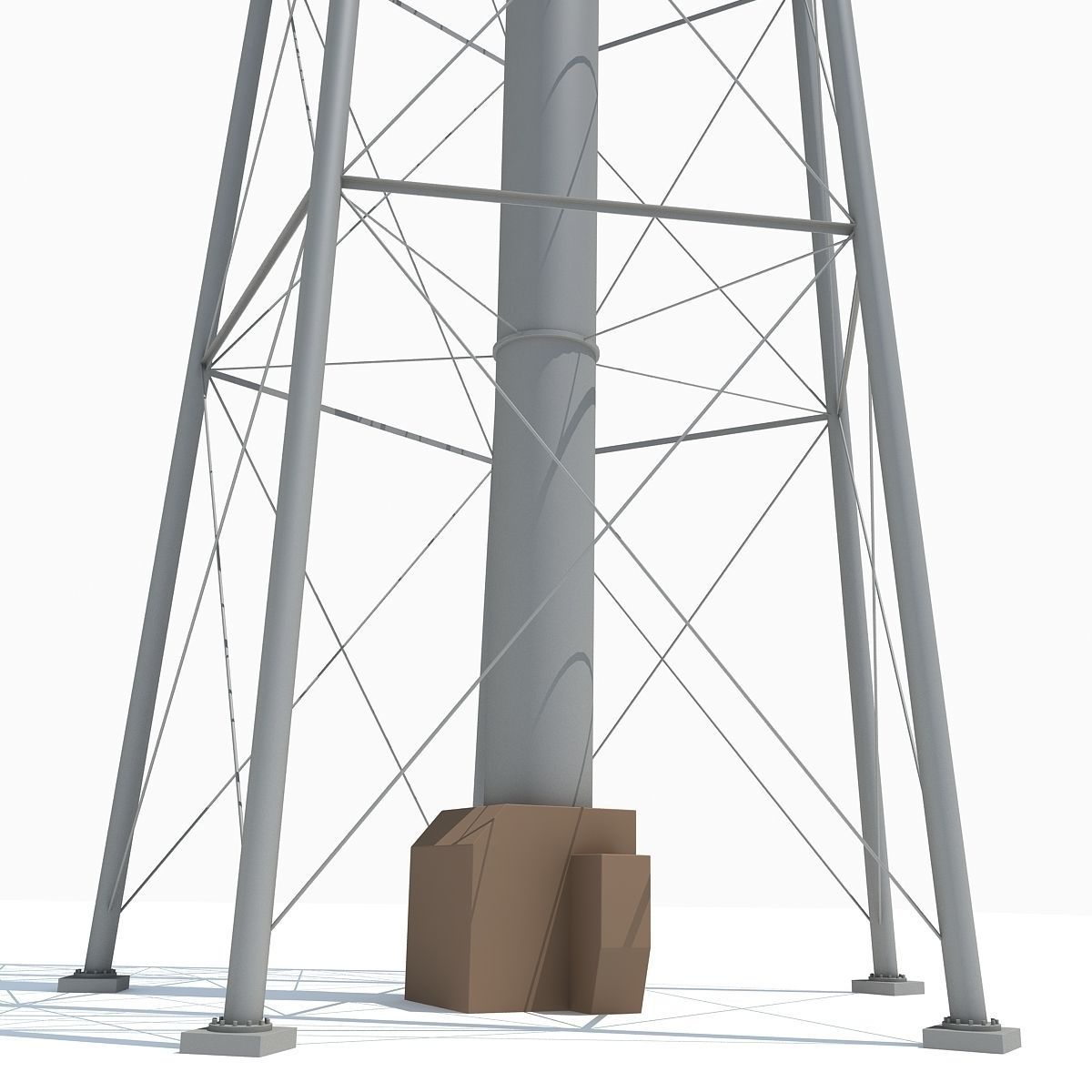 Detailed Water Tank 5 3D model_3