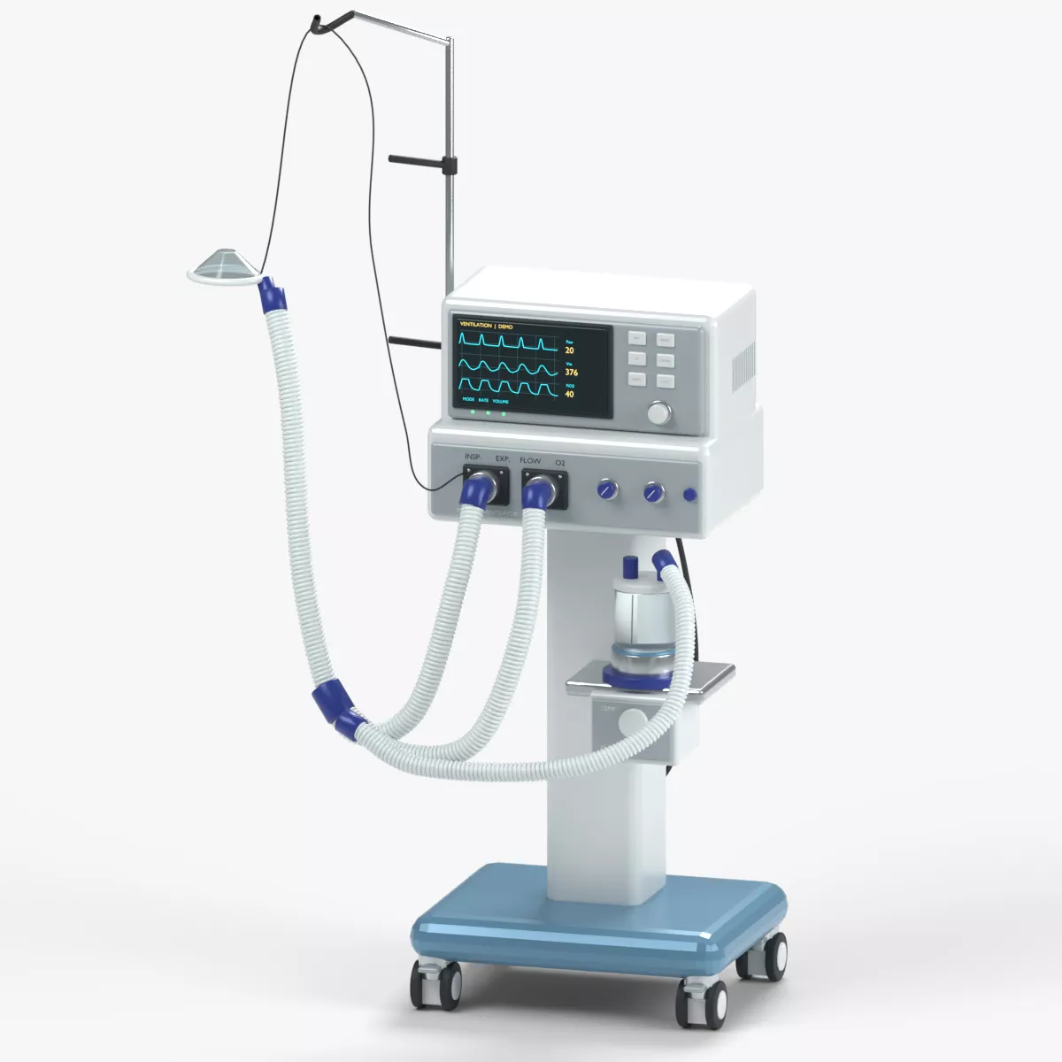 Ventilator 3D model