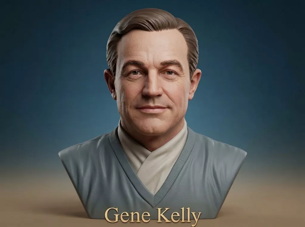 Gene Kelly 3D Printable Bust 3D print model
