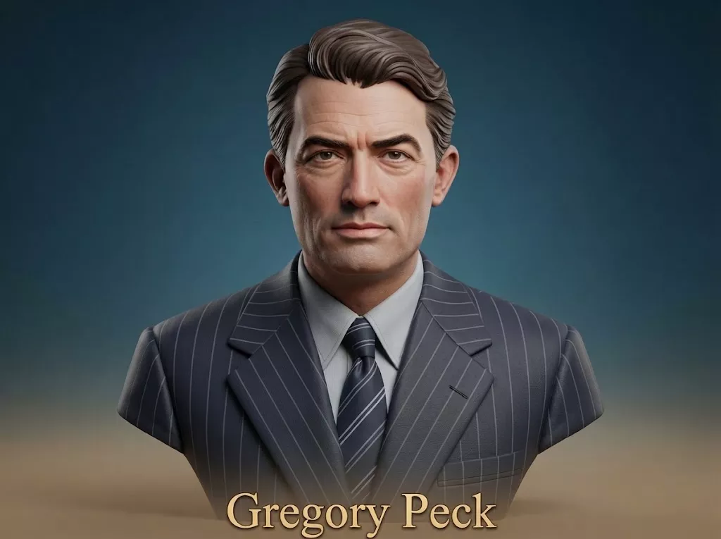 Gregory Peck 3D Printable Bust 3D print model