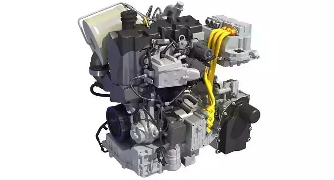 Volkswagen XL1 Engine 3D model