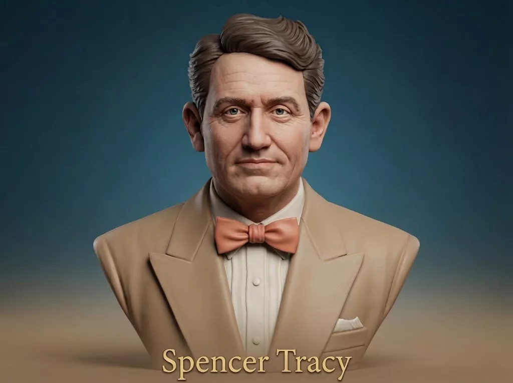 Spencer Tracy 3D Printable Bust 3D print model