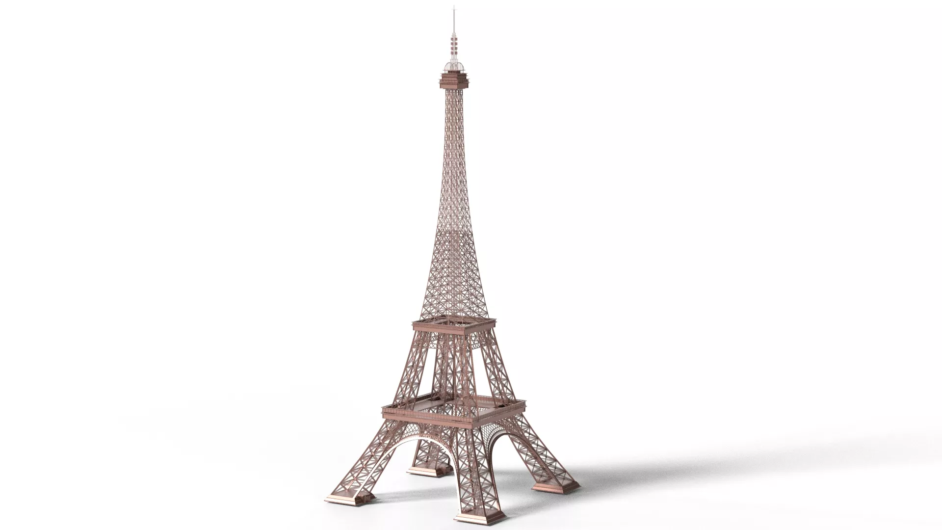 Eiffel Tower Free low-poly 3D model