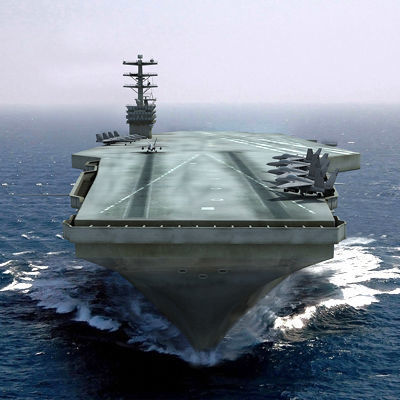 USS Nimitz 3D model_4