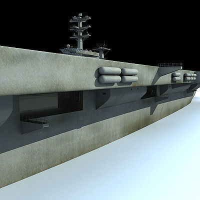 USS Nimitz 3D model_9