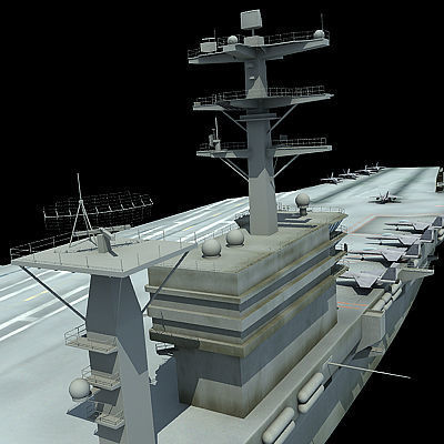 USS Nimitz 3D model_14