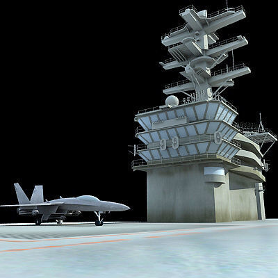 USS Nimitz 3D model_16