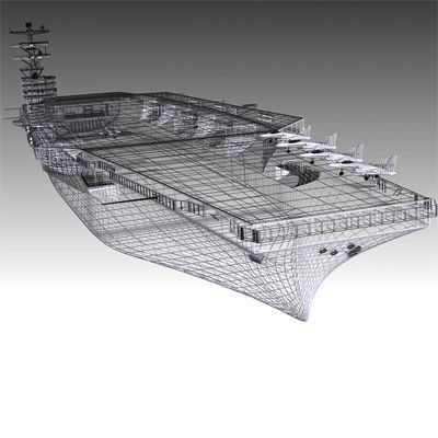 USS Nimitz 3D model_19
