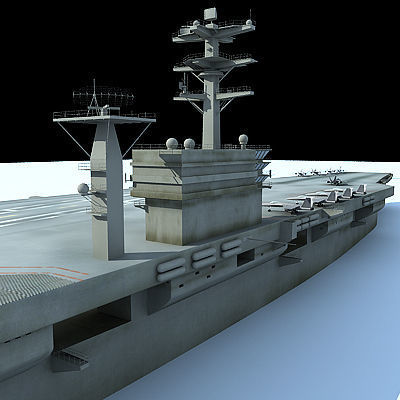USS Nimitz 3D model_6