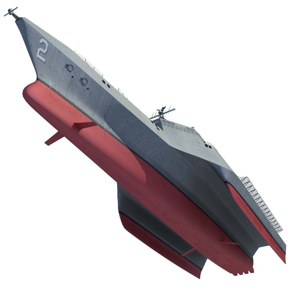 USS Independence LCS-2 Littoral Combat Ship 3D model_8