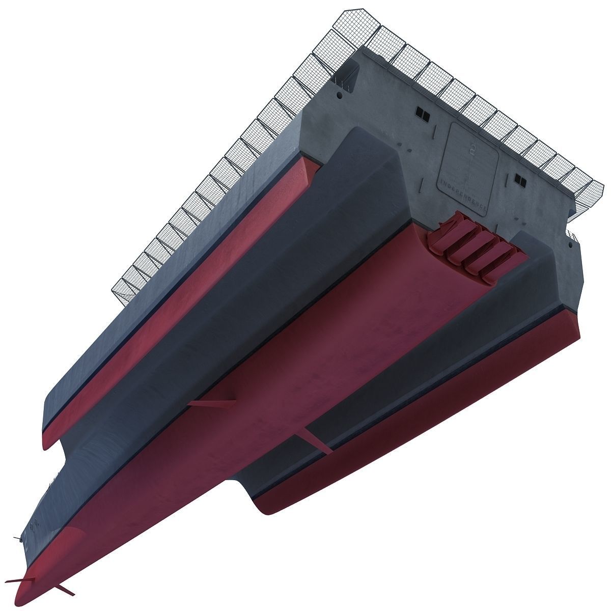 USS Independence LCS-2 Littoral Combat Ship 3D model_9