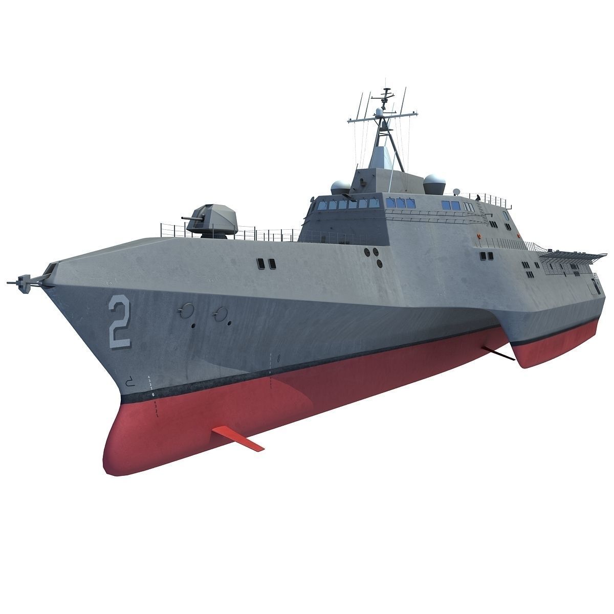USS Independence LCS-2 Littoral Combat Ship 3D model_3