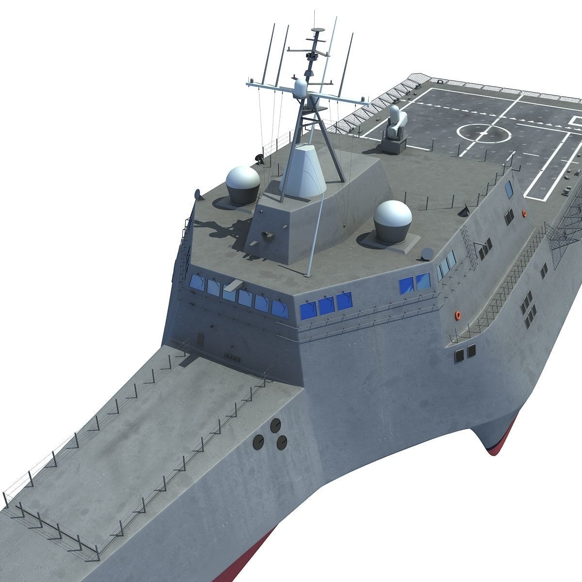 USS Independence LCS-2 Littoral Combat Ship 3D model_14
