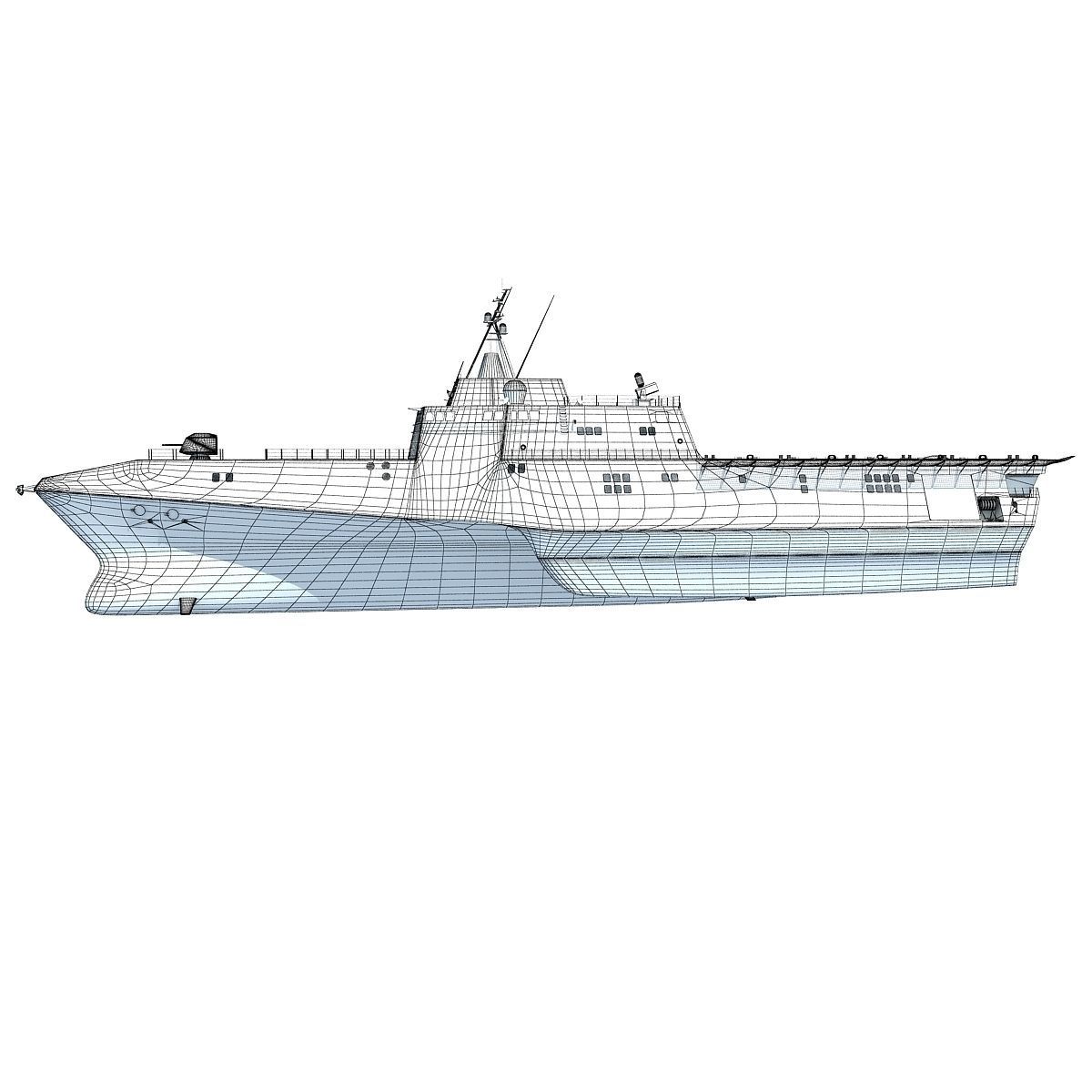 USS Independence LCS-2 Littoral Combat Ship 3D model_18